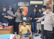 Polsek Muara Beliti Sita Puluhan Botol Miras, Pemilik Warung Diamankan