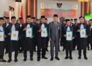 DPC PERADI Pergerakan Palembang Gelar Pelantikan dan Sumpah Advokat Baru