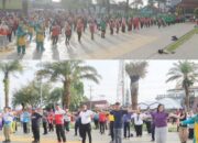 Semangat Sehat dan Kebersamaan! Pemkot Lubuk Linggau Gelar Senam SKJ di Alun-Alun Merdeka