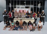 Polres Lahat Gerebek Kampung Narkoba, 10 Orang Diamankan dalam Operasi Pekat Musi 2025