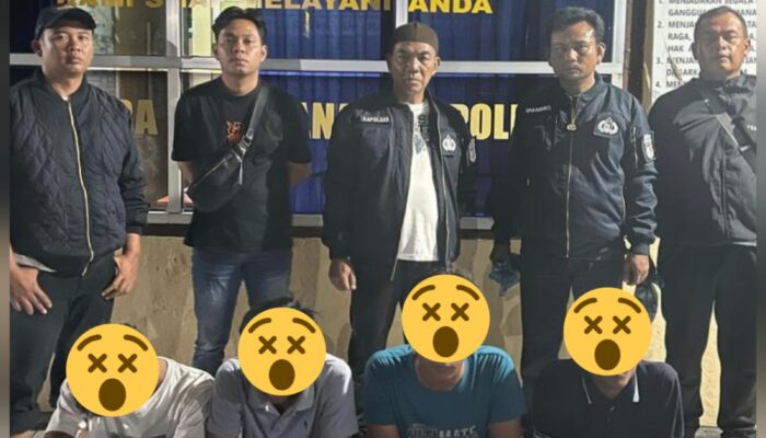 Bulan Ramadhan, Polsek Tugumulyo Polres Musi Rawas Amankan Delapan Pelaku Judi Kartu Remi