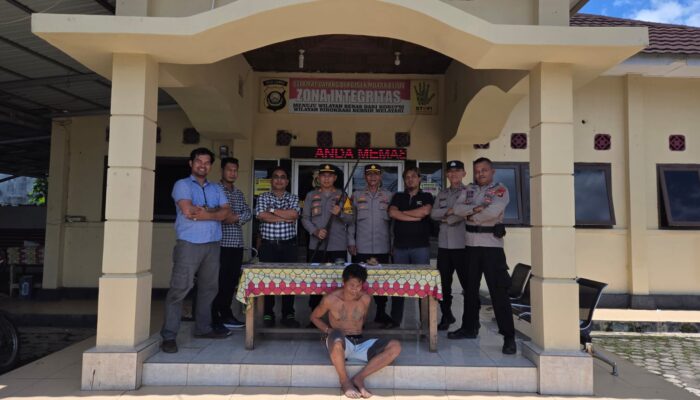 DPO Senjata Api Rakitan Diringkus Polsek Muara Beliti, Sempat Kabur dan Lawan Petugas Pakai Pisau