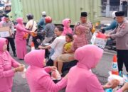 Polsek Balongbendo dan Bhayangkari Berbagi Berkah Ramadhan, Takjil Gratis dan Santunan untuk Anak Yatim