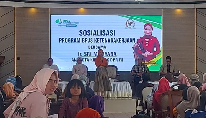 Ir. Sri Meliyana Sosialisasikan BPJS Ketenagakerjaan di Lahat, Warga Antusias