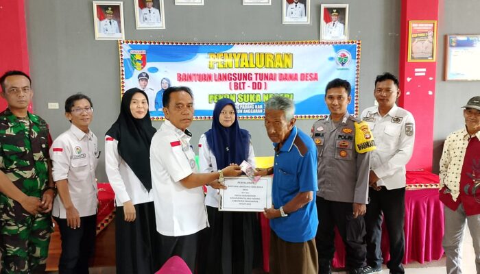 Pemerintah Pekon Suka Negri Salurkan BLT-DD Tahap Pertama, Bantu Warga Sambut Idul Fitri