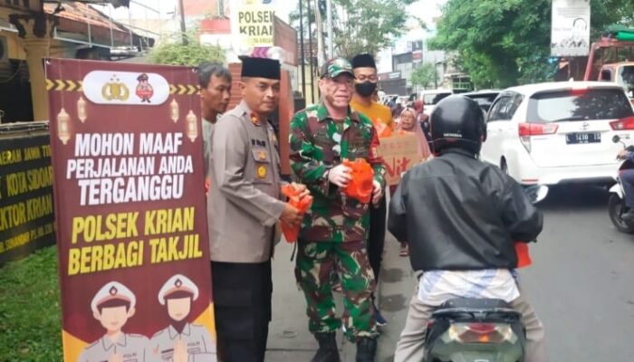 Jelang Lebaran, Polsek Krian Perkuat Patroli 3 Pilar untuk Keamanan Warga