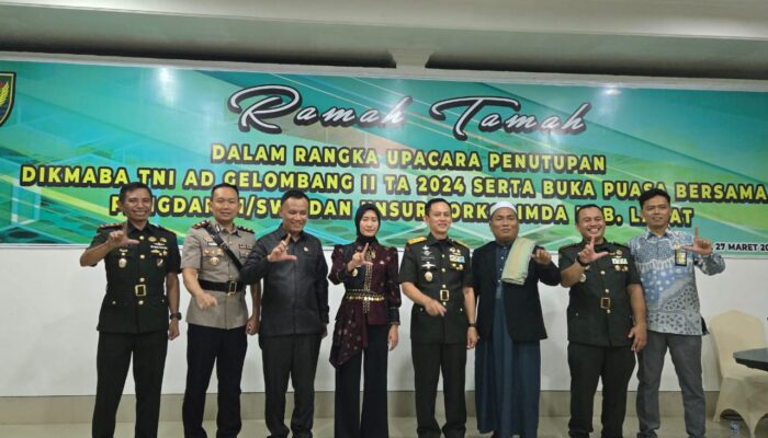 Kapolres Lahat Hadiri Pelantikan Secaba TNI di Dodik Puntang, Berlanjut Buka Puasa Bersama Pangdam II Sriwijaya