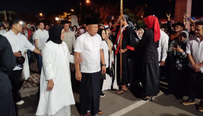 Usai Retret di Magelang, Kang Giri-Lisdyarita Disambut Masyarakat Ponorogo