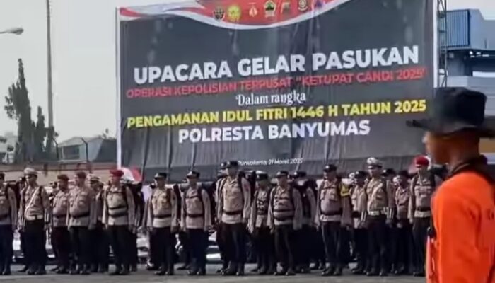 Operasi Ketupat Candi 2025, Polresta Banyumas Siapkan 620 Personel Gabungan