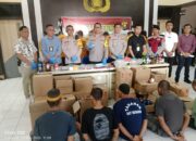 Polres Lahat Ungkap Hasil Ops Pekat Musi 2025, 18 Tersangka Diamankan