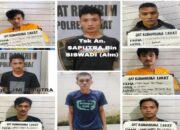 Delapan Tahanan Bobol Dinding dan Kabur dari Polres Lahat