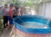 Polisi Taman Sidoarjo Sulap Pekarangan Jadi Lumbung Ikan dan Kelinci