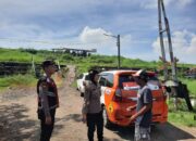 Libur Lebaran Aman dan Nyaman, Sat Samapta Polresta Sidoarjo Sisir Wisata Lumpur Lapindo