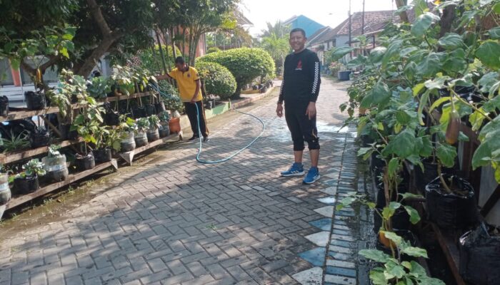 Kapolsek Tulangan Tinjau Lahan Hortikultura, Dorong Kepatihan Jadi Lumbung Pangan Desa