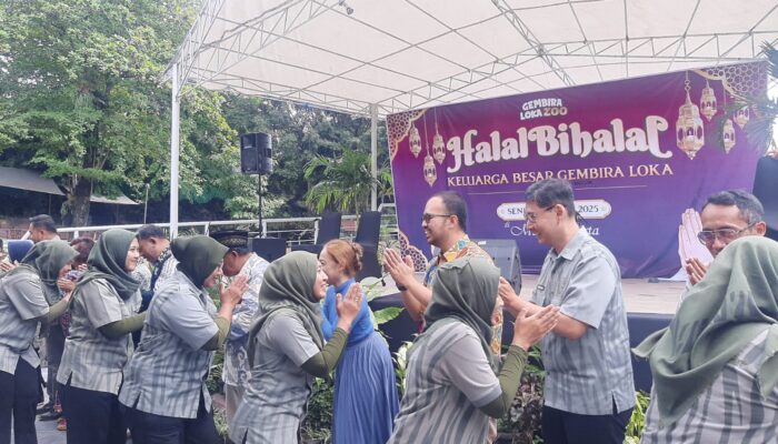 Gembira Loka Zoo Gelar Syawalan Internal di Mayang Tirta