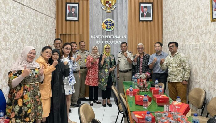 Kepala Kantah Kota Pasuruan Gelar Rakor Bareng PPAT se-Wilayah Kerja, Ini Fokus Utamanya