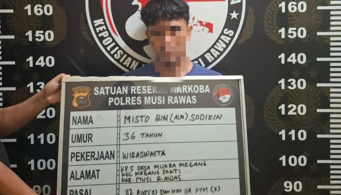 Gerebek Rumah Kosong, Satresnarkoba Musi Rawas Bekuk Pengedar Sabu & Ekstasi