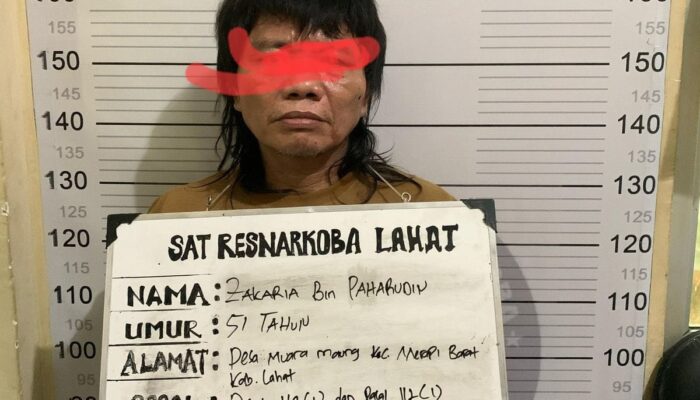Satres Narkoba Polres Lahat Tangkap Pengedar Sabu, 30 Paket Diamankan