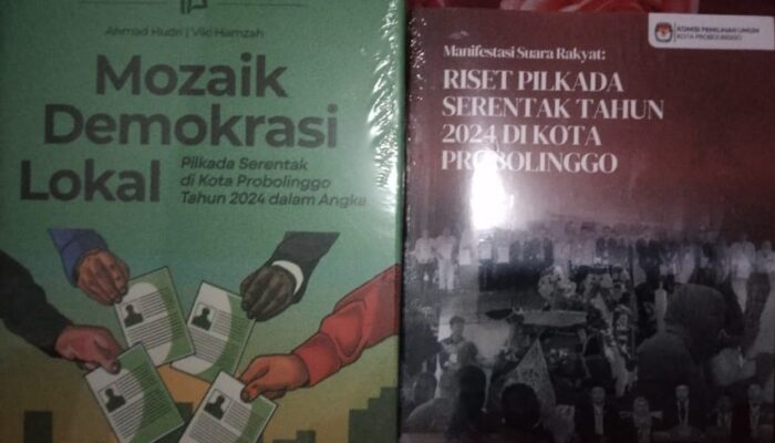 KPU Kota Probolinggo Luncurkan Dua Buku, Catat Sejarah Pilkada 2024 dalam Lintasan Demokrasi Lokal