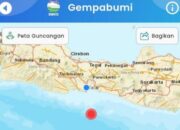 Gempa Magnitudo 5 Guncang Cilacap, Terasa hingga Pacitan