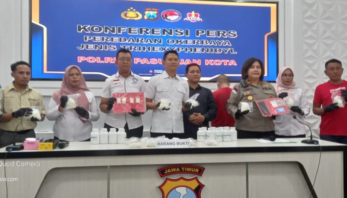 Pemuda Residivis Diamankan Pihak Polresta Pasuruan, Didapati 17 Ribu Butir Pil Koplo di Kamar Kos