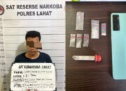 Satresnarkoba Polres Lahat Kembali Tangkap Pengedar Sabu di Pinggir Jalan Pagar Agung