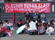 Serukan Cabut UU No.6 Tahun 2023, Ratusan Buruh SPBI Gempur Jalanan dengan Aksi Demo