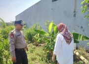 Dukung Swasembada Pangan, Bhabinkamtibmas Desa Panggreh Lakukan Pengecekan Lahan Pekarangan di Desa Panggreh
