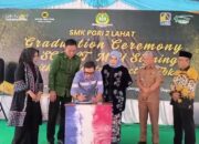 Penandatanganan MoU Antara SMK PGRI 2 Lahat dan United Tractors Warnai Pelepasan Siswa Kelas XII