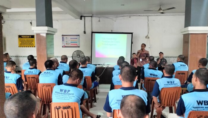 Lapas Sidoarjo Gandeng LBH Ansor Jatim Gelar Penyuluhan Hukum untuk Warga Binaan
