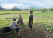 Bhabinkamtibmas Keboguyang Tinjau Lahan Warga, Dorong Ketahanan Pangan dari Pekarangan