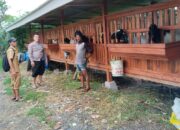 Bhabinkamtibmas Desa Pepelegi Tinjau Budidaya Ternak Kambing Wujudkan Ketahanan Pangan