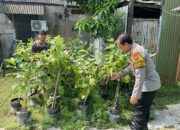 Polisi Cinta Petani, Bripka Wayan Dampingi Warga Desa Kedungrejo dalam Pengelolaan Pekarangan Pangan Bergizi