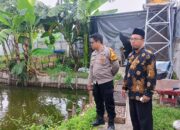 Bripka Agung Tinjau Budidaya Ikan Patin dan Pekarangan Sayur di Tropodo, Dukung Ketahanan Pangan Bergizi