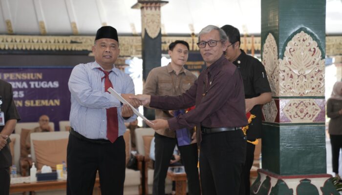 232 PNS Pemkab Sleman Terima SK Pensiun, Harda Berpesan untuk Terus Berkarya