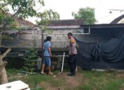 Bhabinkamtibmas Wonocolo Polsek Taman Tinjau Program Ketahanan Pangan Budidaya Lele