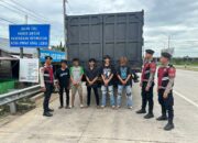 Dipimpin Kanit Turjawali, Sat Samapta Polres Ogan Ilir Amankan 5 Pria Diduga Pelaku Pungli di Jalinteng