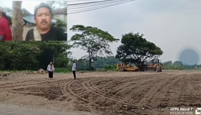 Diduga Belum Berizin, Pengurukan Lahan Pabrik Mainan Anak di Banjardowo Disidak