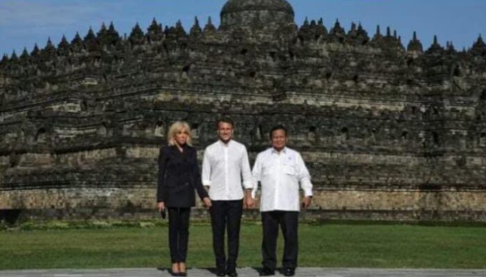 Kesan Istimewa Presiden Prancis saat Kunjungi Borobudur