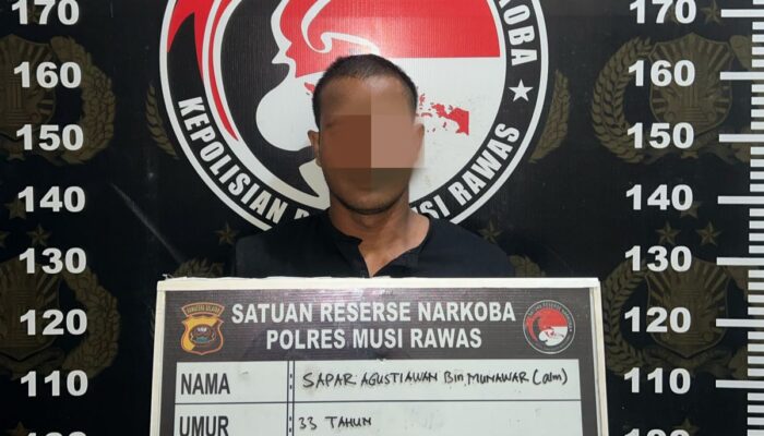 Satresnarkoba Musi Rawas Grebek Sarang Sabu, Tangkap Buruh dan Sita Lebih dari 10 Gram Barang Bukti