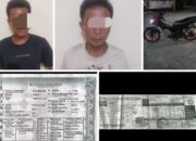 Satreskrim Polsek Pseksu Ungkap Kasus Curat, Dua Terduga dan Motor Curian Diamankan