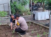 Polsek Tanggulangin Tinjau Progres Program Ketahanan Pangan Bergizi di Desa Randegan