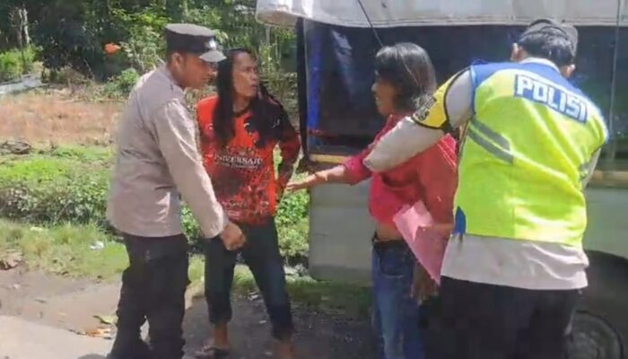 Dua Pria Diamankan Polisi Terkait Dugaan Pungli Parkir Liar di Pasar Bungamas