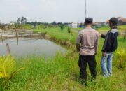 Bhabinkamtibmas Trosobo Polsek Taman Cek Kolam Lele, Dukung Swasembada Pangan Warga