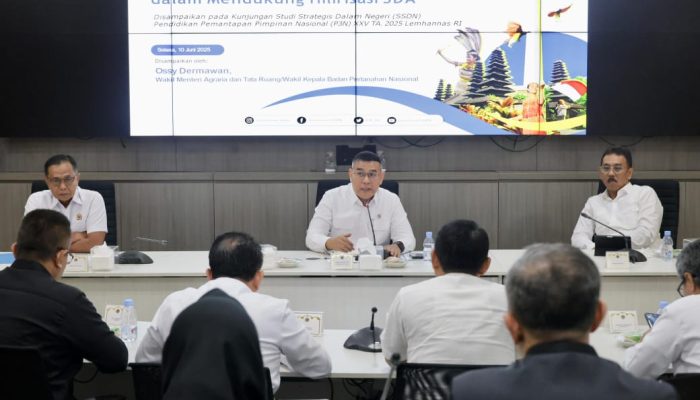 Wamen Ossy: Tak Ada Hilirisasi Tanpa Lahan Legal dan Tata Ruang Strategis