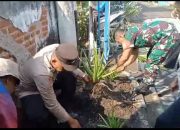 Bhabinkamtibmas Desa Kalitengah Tinjau Lahan Pekarangan, Dorong Ketahanan Pangan Bergizi