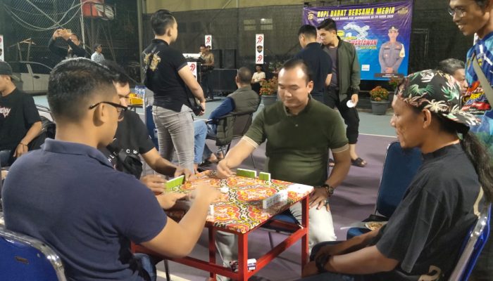 Hangatkan Hari Bhayangkara ke-79, Kapolres Musi Rawas Gelar “Kopi Darat” Bareng Media