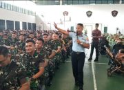 Ratusan Prajurit Yonif 403/WP Dibina Mentalnya Sebelum Bertugas di Perbatasan Indonesia-Papua Nugini