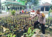 Pantau Lahan Sayuran, Polsek Tulangan Dukung Ketahanan Pangan Warga