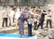 Polda DIY Tabur Bunga di Laut, Ini Tujuannya